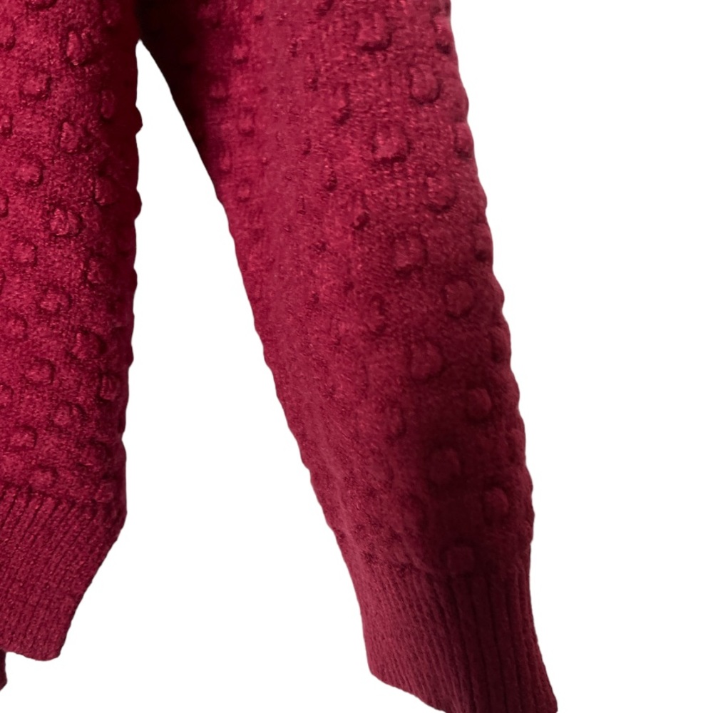 Modcloth Excellent Example Textured Sweater Red size XL - Picture 5 of 13
